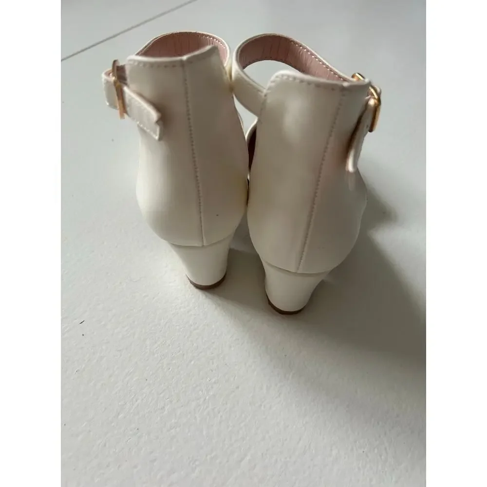 Laurmosa girls clothes, toed white dress shoe size 11